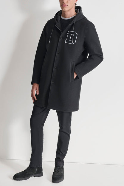 VARSITY STADIUM COAT Black | DKNY