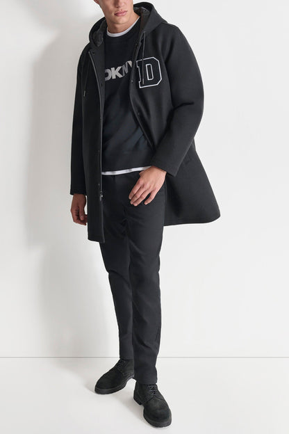 VARSITY STADIUM COAT Black | DKNY