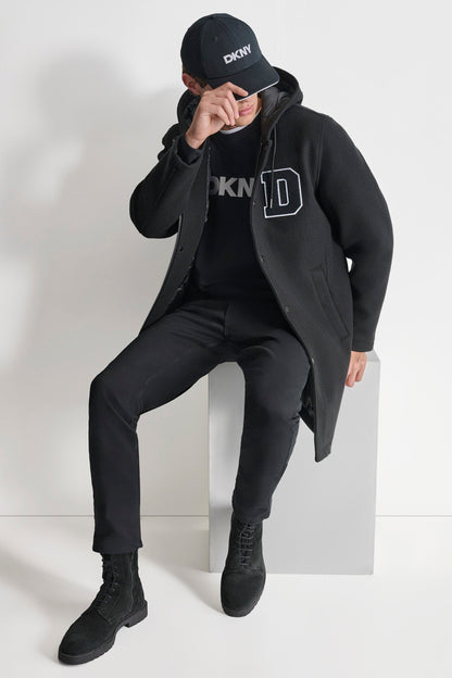 VARSITY STADIUM COAT Black | DKNY
