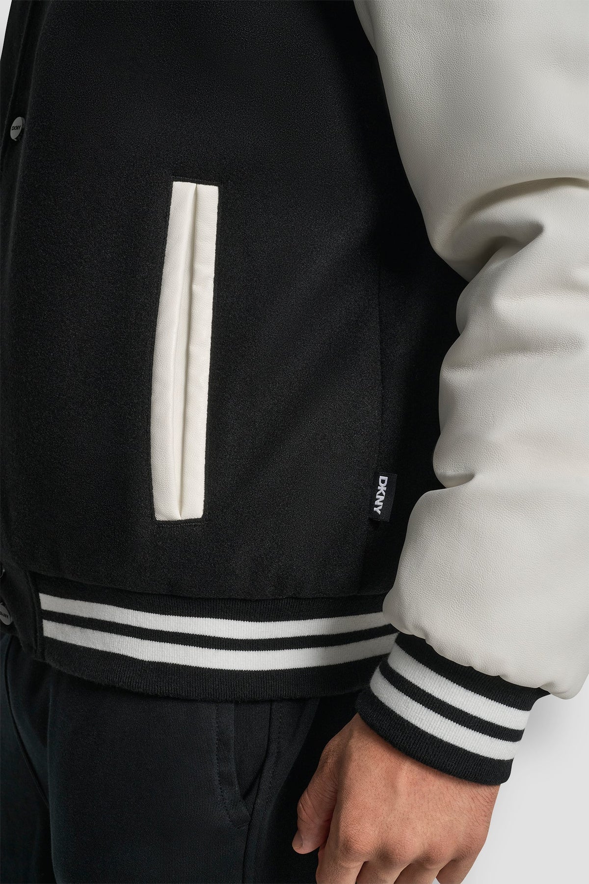 VARSITY JACKET Black | DKNY