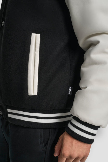 VARSITY JACKET Black | DKNY