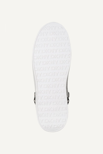 MANSERRA LACE UP SNEAKER Silver | DKNY