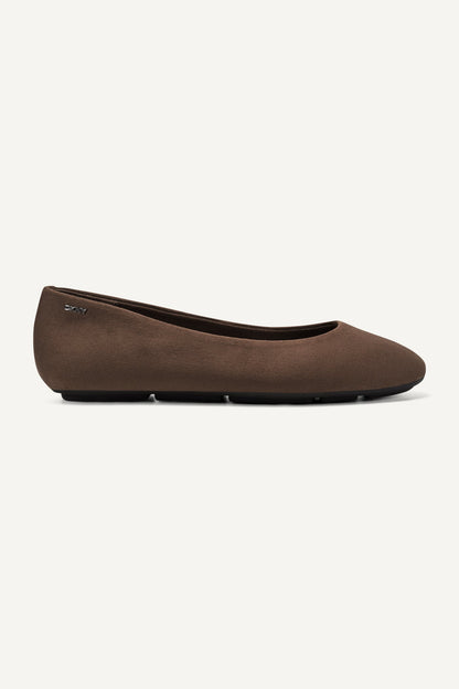 MOONIRA BALLET FLAT Walnut | DKNY