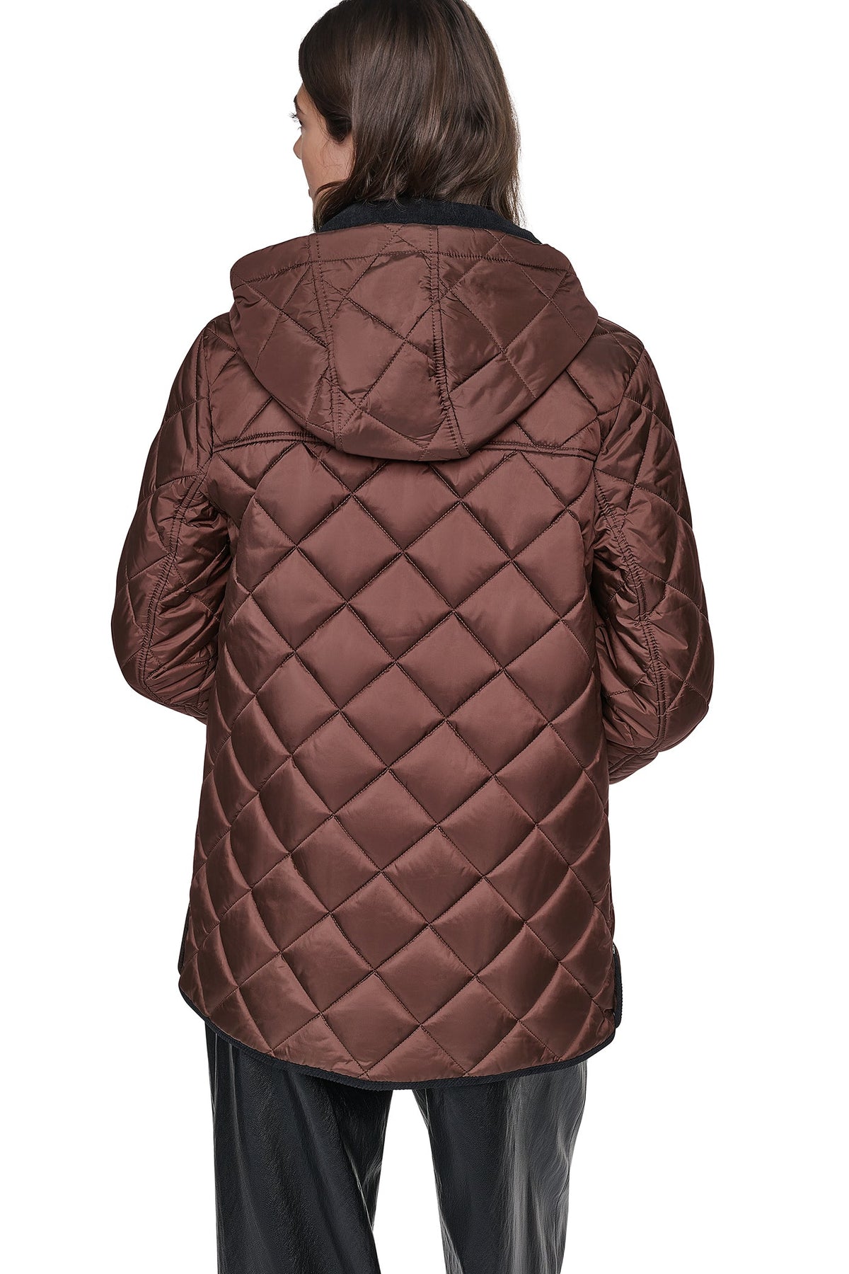 QUILTED BARN JACKET Espresso | DKNY