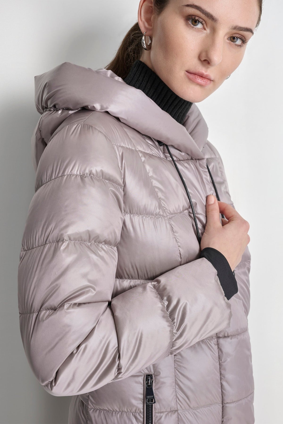 DOWN FILLED LONG PUFFER THISTLE | DKNY