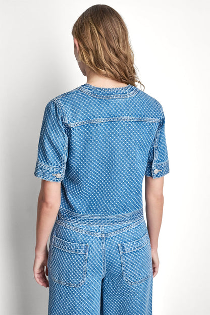 PATCH POCKET DENIM SHIRT JACKET Midwood | DKNY