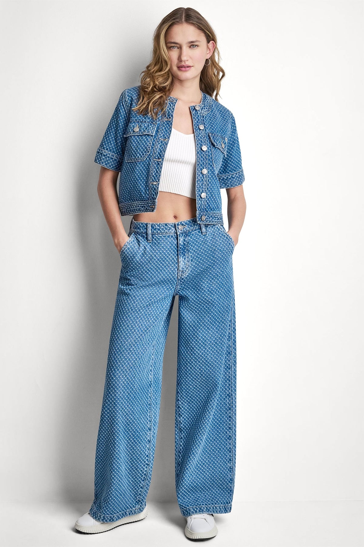 PATCH POCKET DENIM SHIRT JACKET Midwood | DKNY