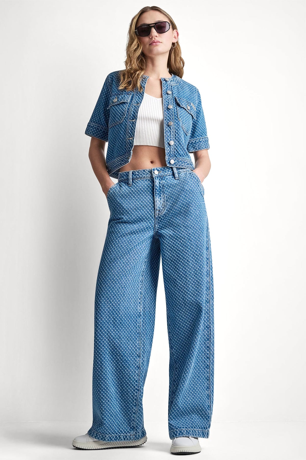 MID-RISE WIDE LEG WITH SLASH POCKETS Midwood | DKNY