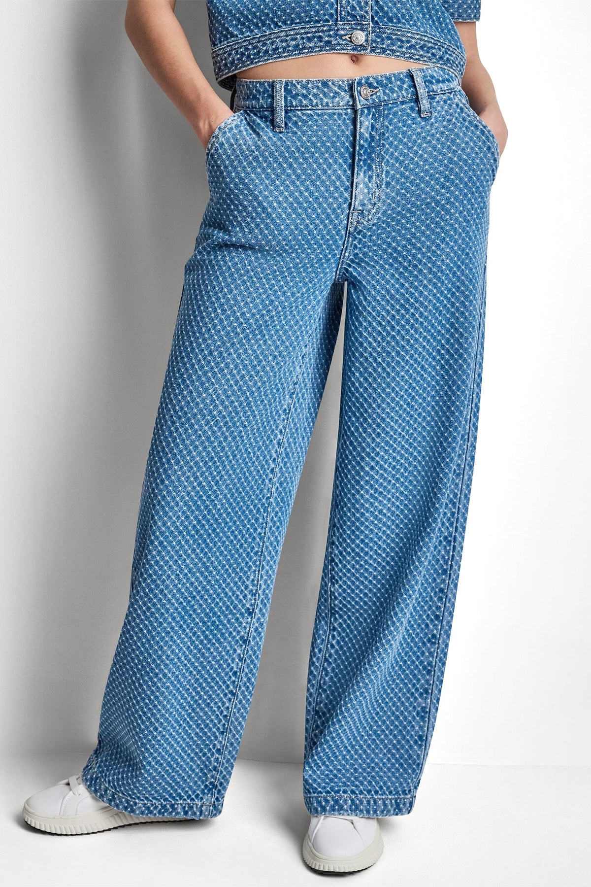MID-RISE WIDE LEG WITH SLASH POCKETS Midwood | DKNY