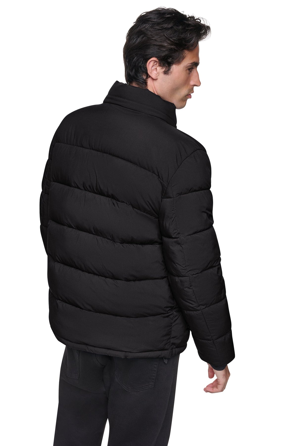 HEAVY WEIGHT HOODED PUFFER Oxblood | DKNY