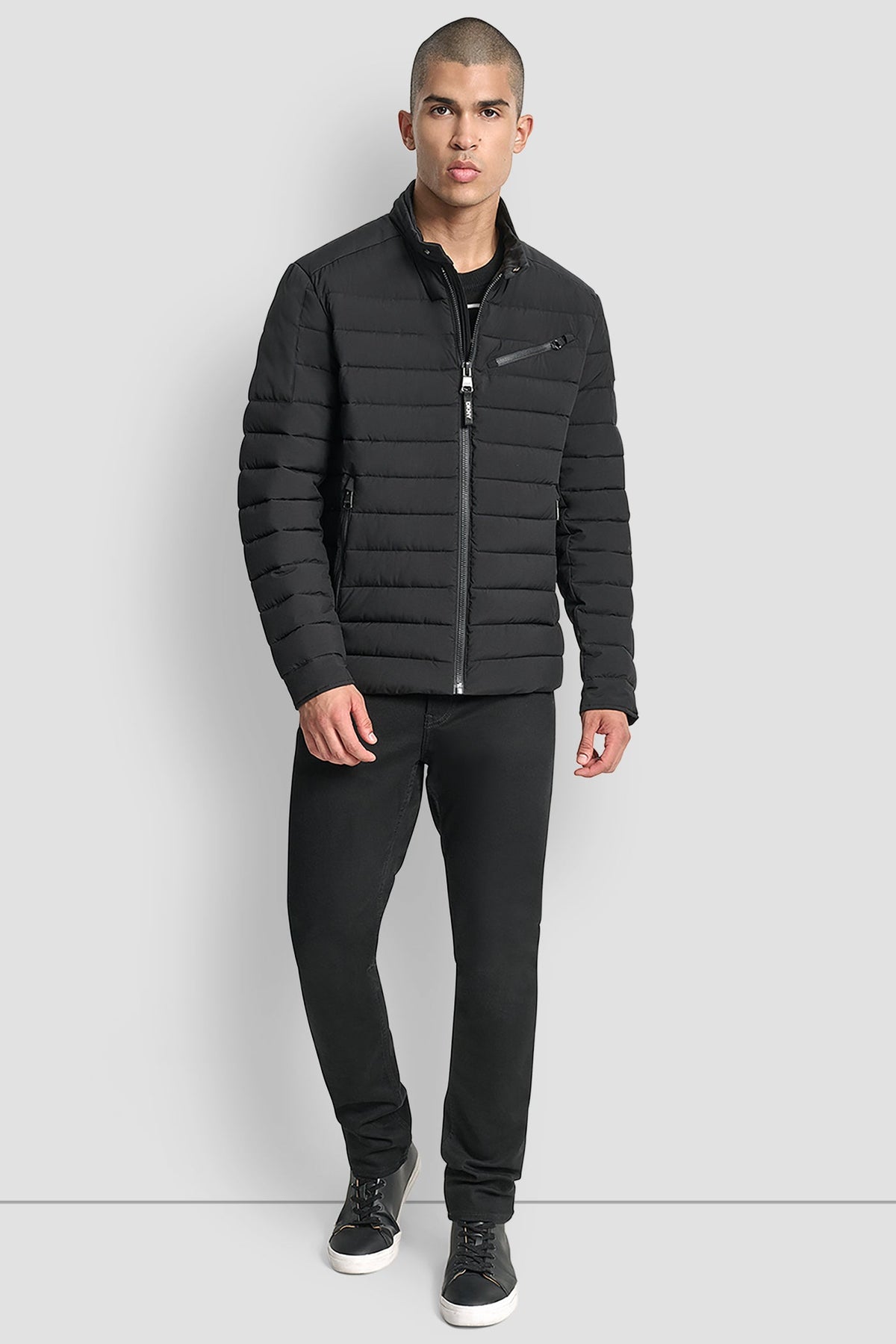 LIGHT WEIGHT MOTO JACKET Black | DKNY