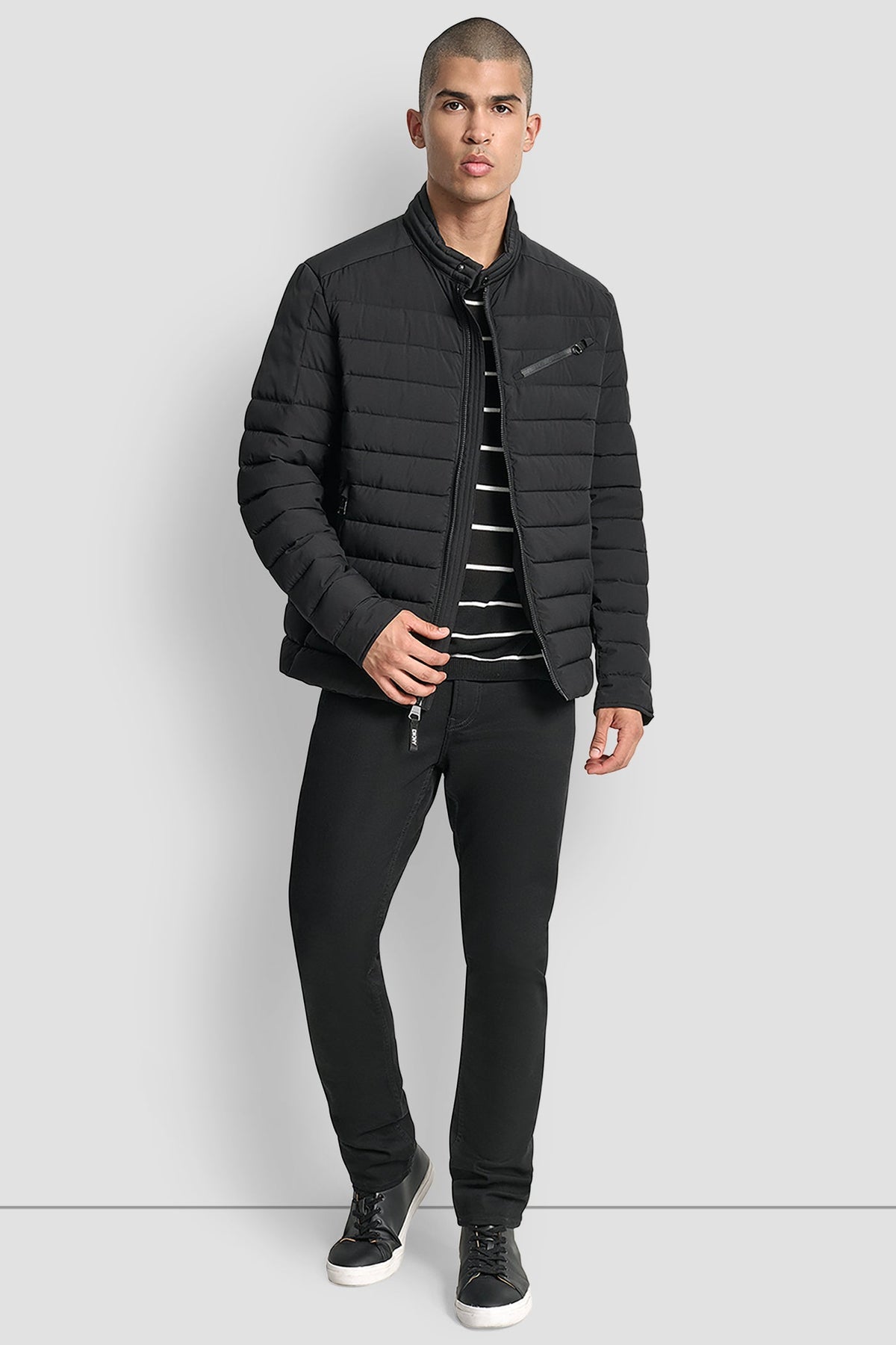 LIGHT WEIGHT MOTO JACKET Black | DKNY