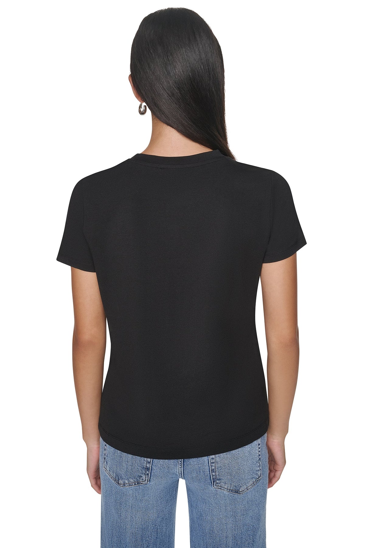 NYC NIGHTS GRAPHIC TEE Black | DKNY