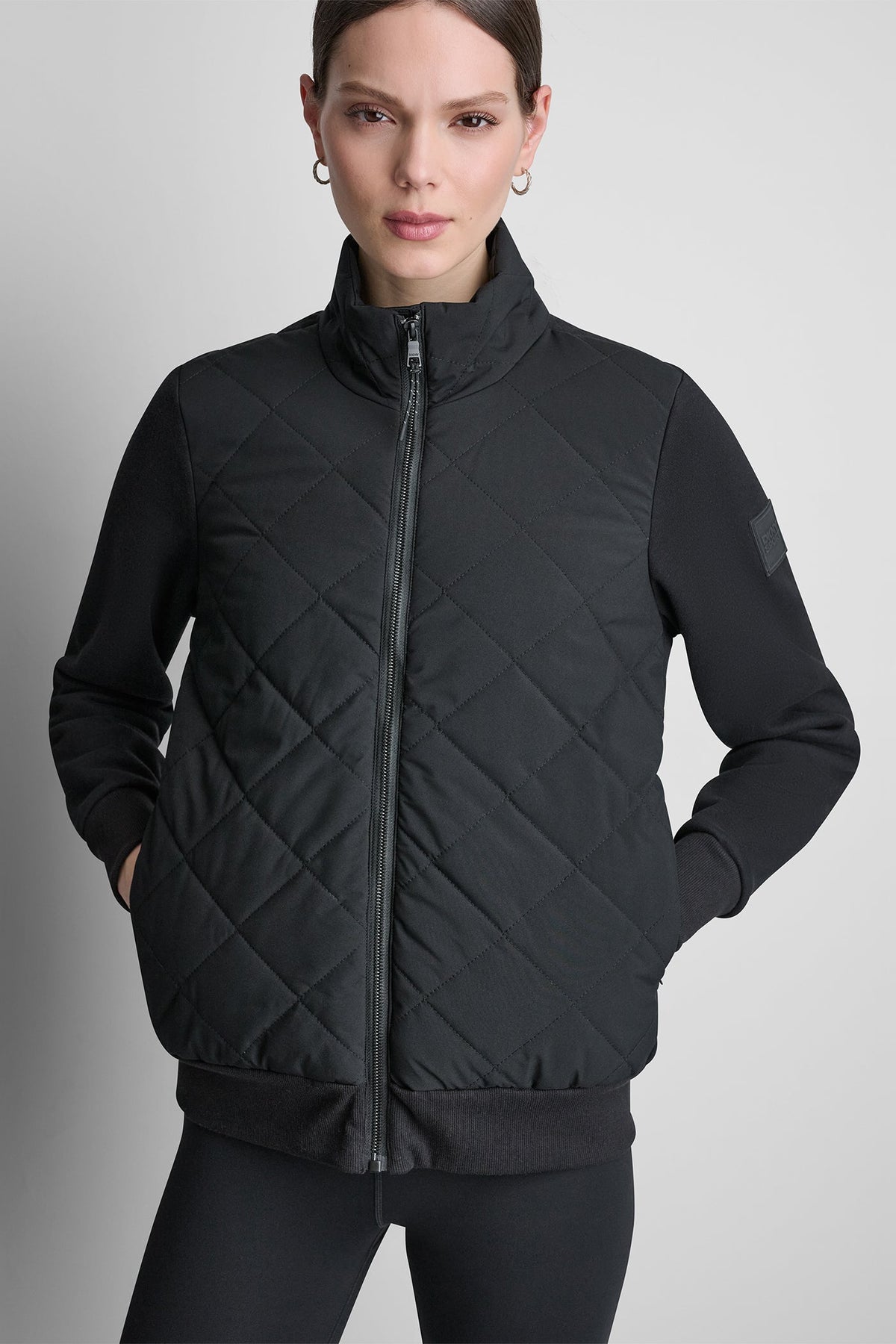 LIGHT WEIGHT HYBRID JACKET Oat | DKNY
