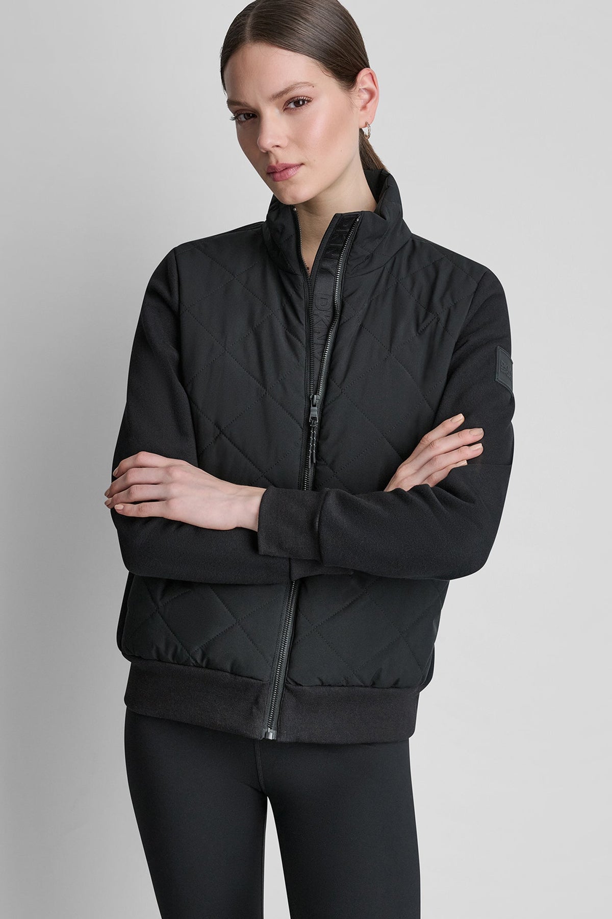 LIGHT WEIGHT HYBRID JACKET Oat | DKNY