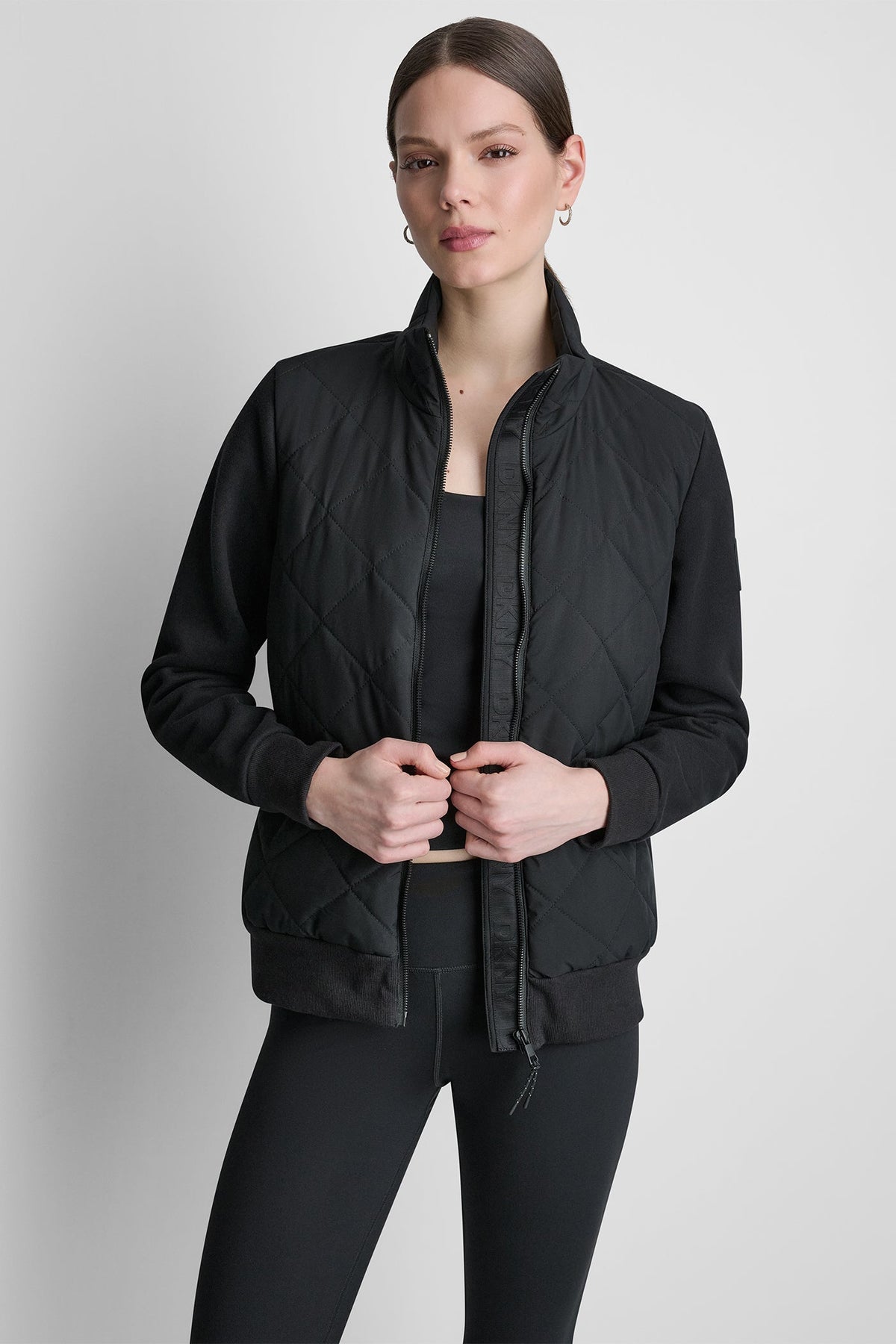 LIGHT WEIGHT HYBRID JACKET Oat | DKNY