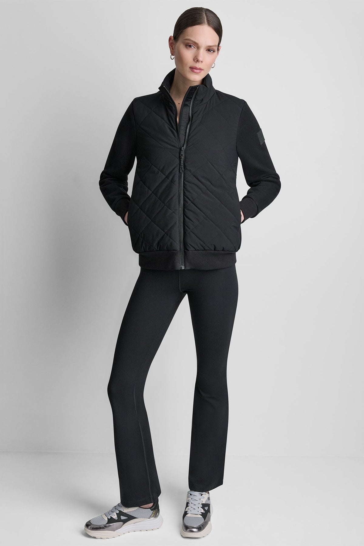 LIGHT WEIGHT HYBRID JACKET Oat | DKNY