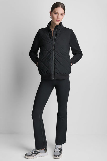 LIGHT WEIGHT HYBRID JACKET Oat | DKNY