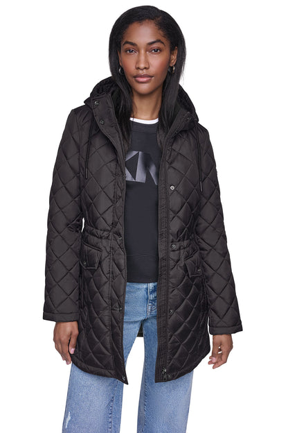 QUILTED ANORAK Bitter | DKNY