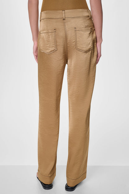 TOP STITCH STRAIGHT LEG PANT Dune | DKNY