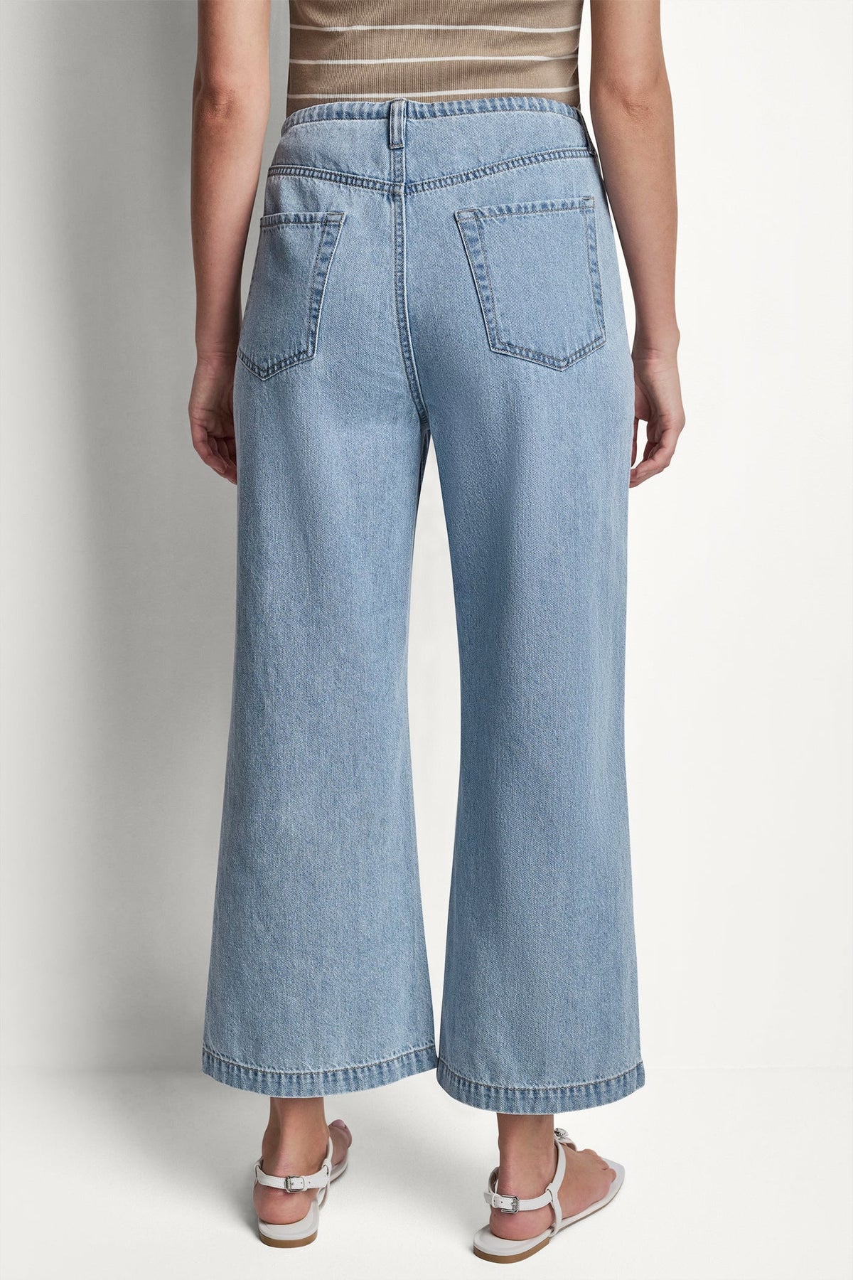 MID-RISE DRAWCORD WIDE LEG Brighton | DKNY
