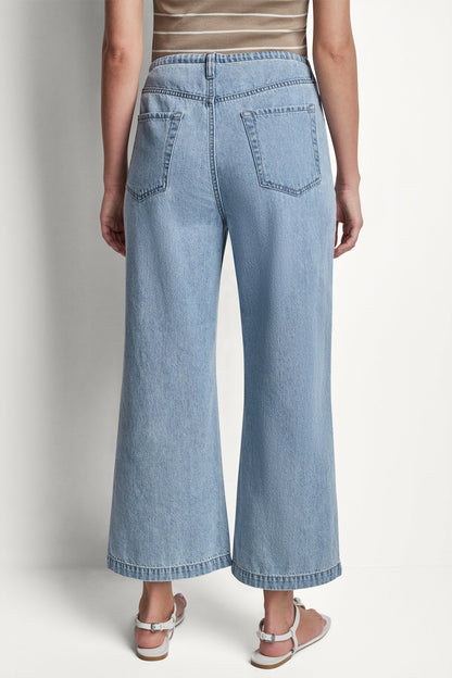 MID-RISE DRAWCORD WIDE LEG Brighton | DKNY