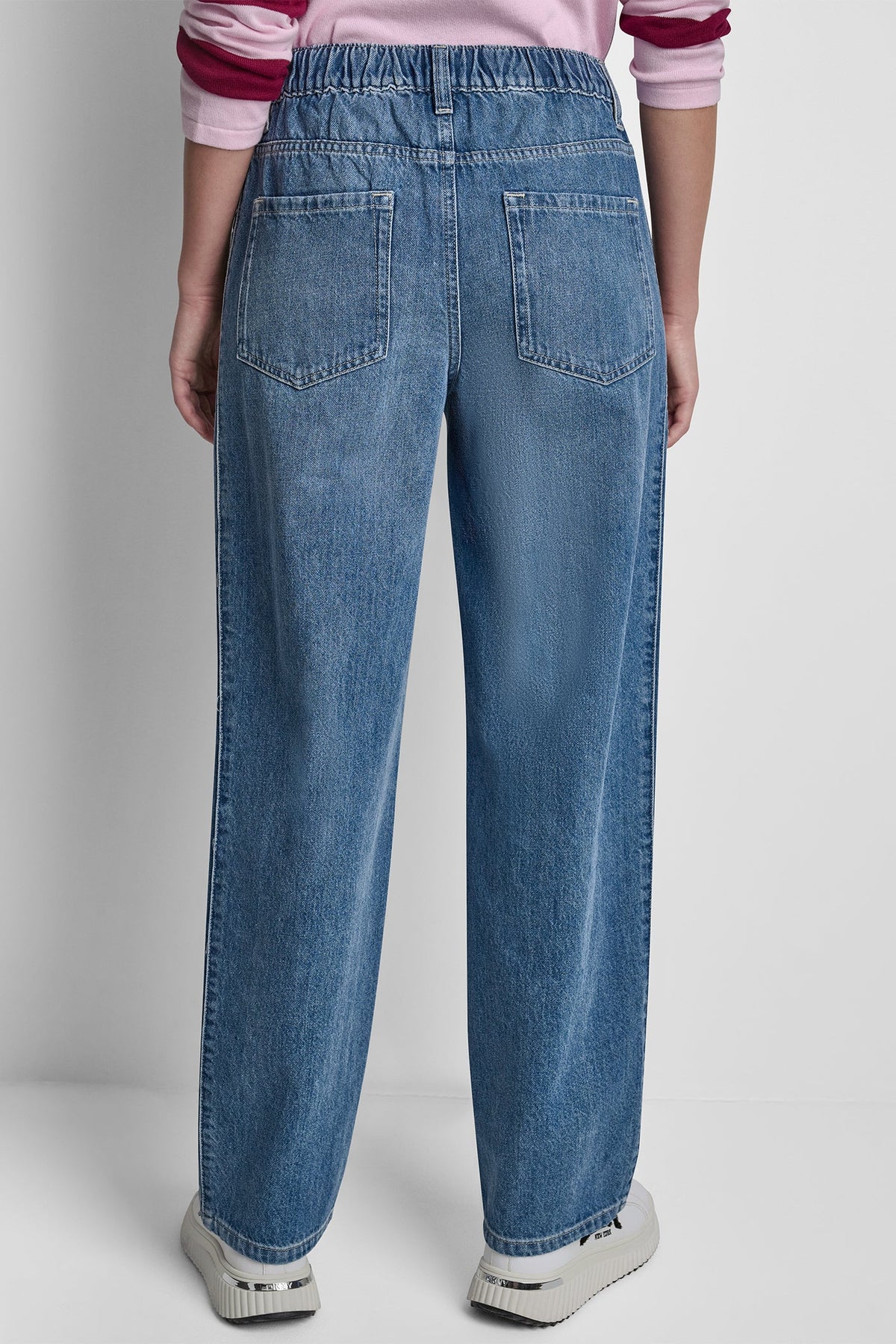 MID-RISE STRAIGHT LEG WITH LOGO DETAIL Cedar Street | DKNY