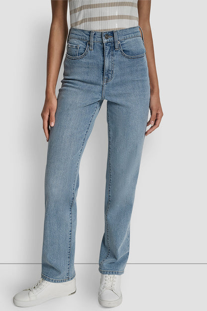 HIGH-RISE CLASSIC STRAIGHT BRYANT WASH | DKNY
