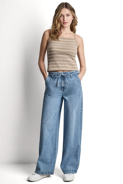 HIGH-RISE WIDE LEG JEAN Eden | DKNY