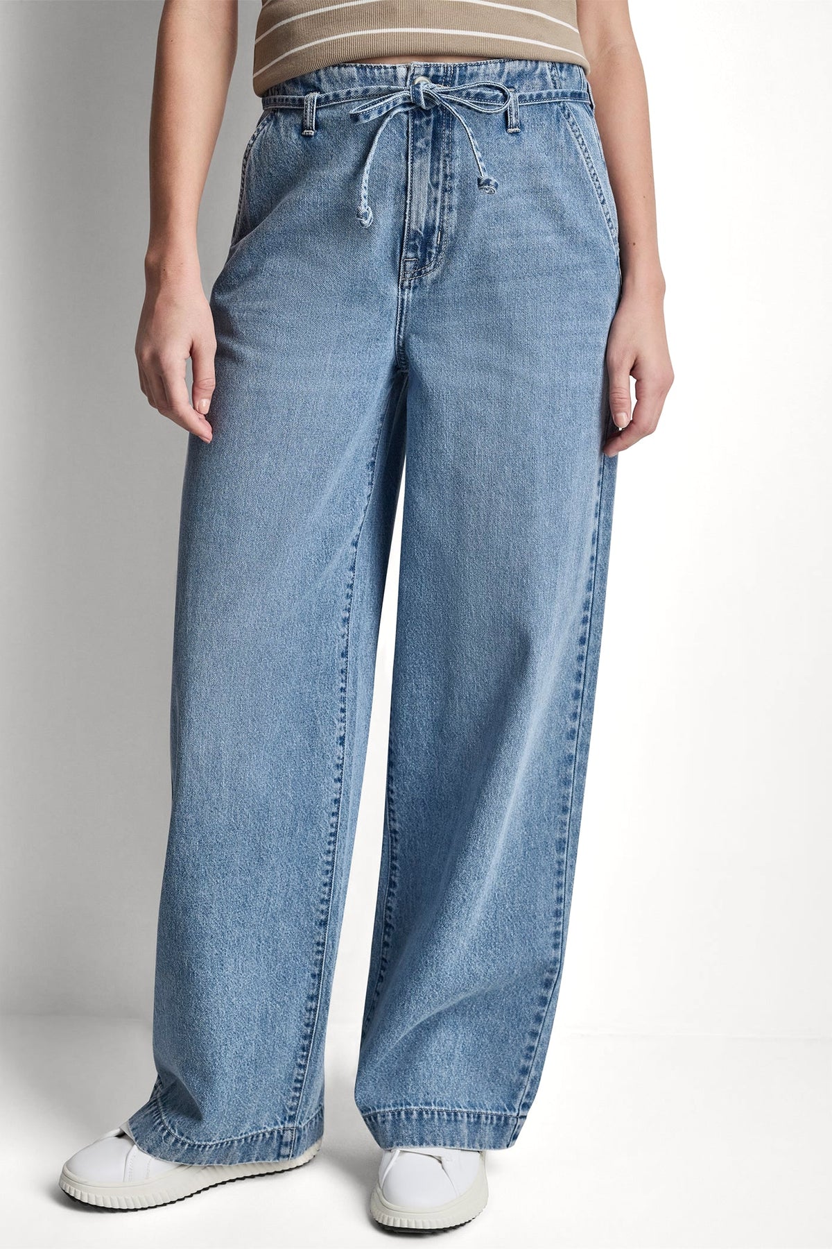HIGH-RISE WIDE LEG JEAN Eden | DKNY