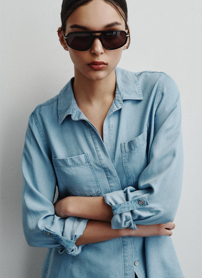 THE LIVE-IN SHIRT DKNY OUTLINE CHAMBRAY | DKNY