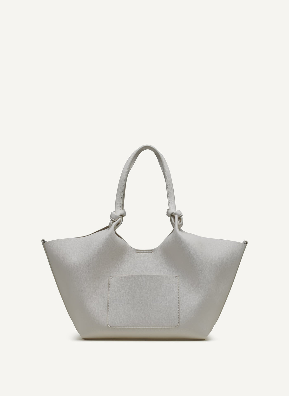PAULA MEDIUM TOTE WITH LOGO STRAP Marshmallow | DKNY