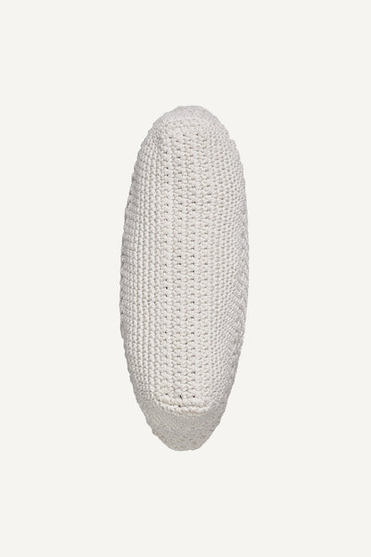 PAULA CROCHET LOGO MEDIUM COMMUTER TOTE Natural | DKNY