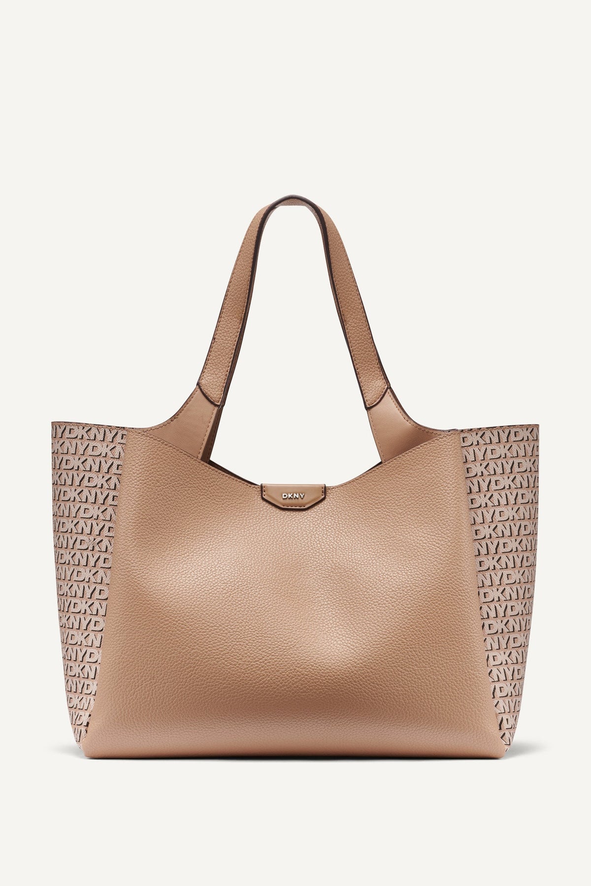 WILLA NEW YORK LOGO TOTE Cappuccino | DKNY