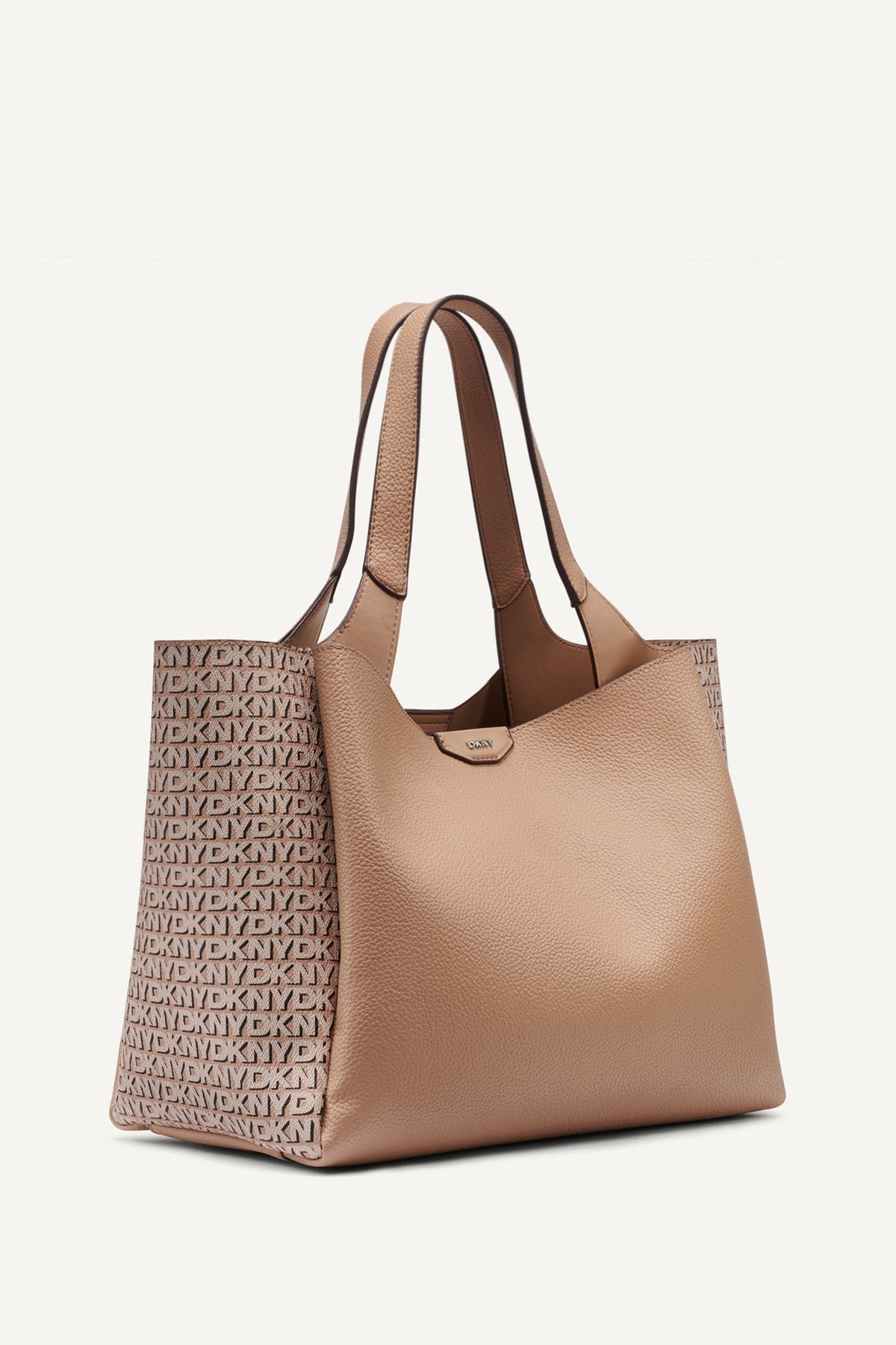 WILLA NEW YORK LOGO TOTE Cappuccino | DKNY