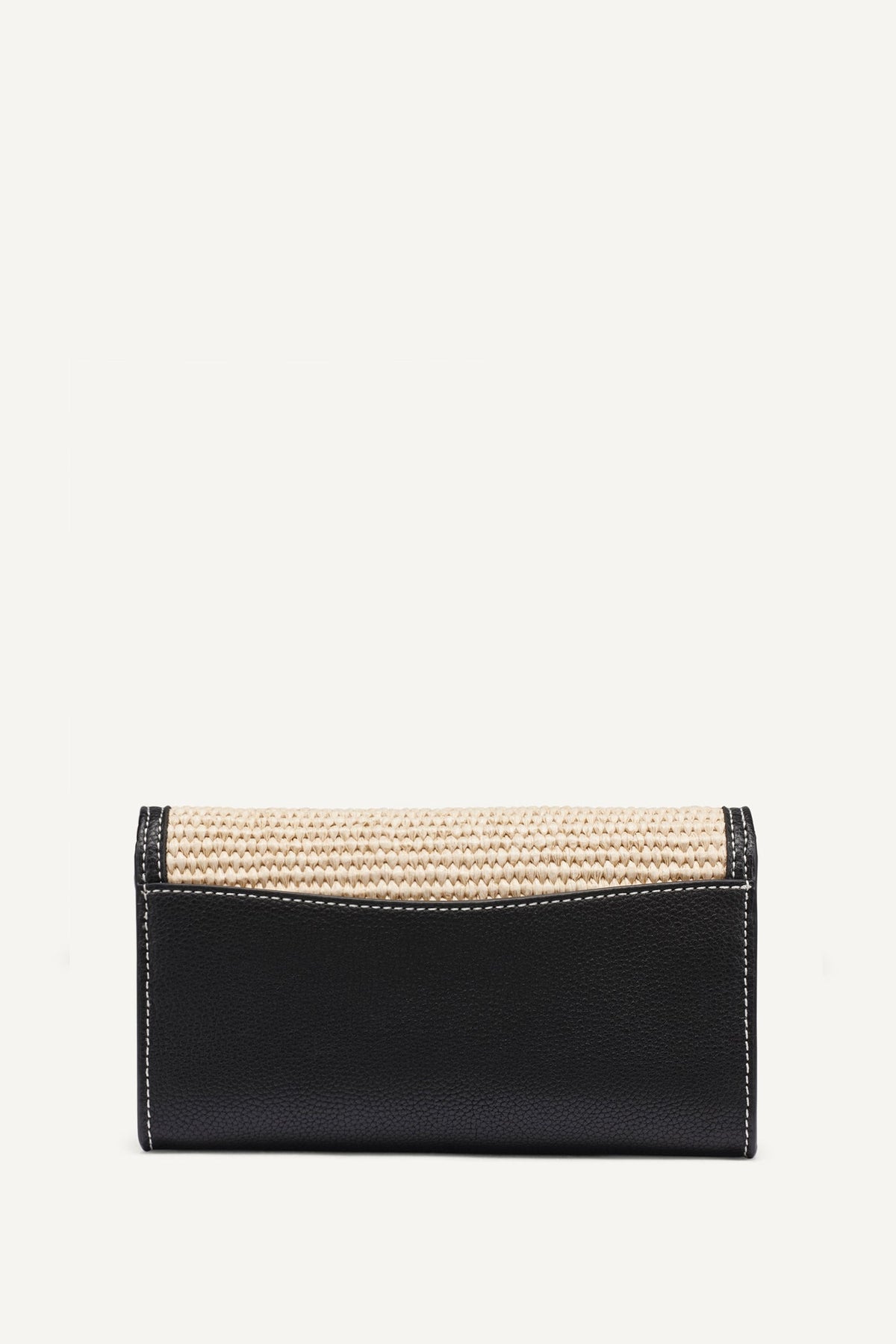 NICOLE FLAP CROSSBODY Natural/Black | DKNY