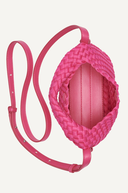GISELLE WOVEN NEOPRENE CROSSBODY BAG Liberty Sky | DKNY