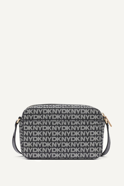 AVRIL LOGO CAMERA BAG BLACK LOGO/BLACK | DKNY
