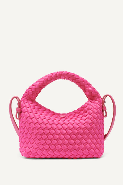 GISELLE WOVEN NEOPRENE CROSSBODY BAG Hot Pink | DKNY