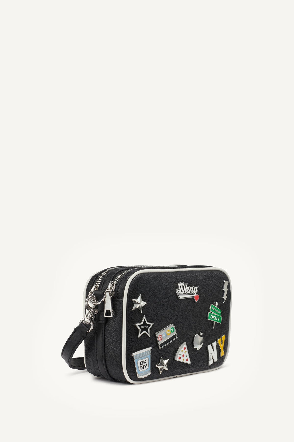 NELL CAMERA BAG Black/Marshmallow | DKNY