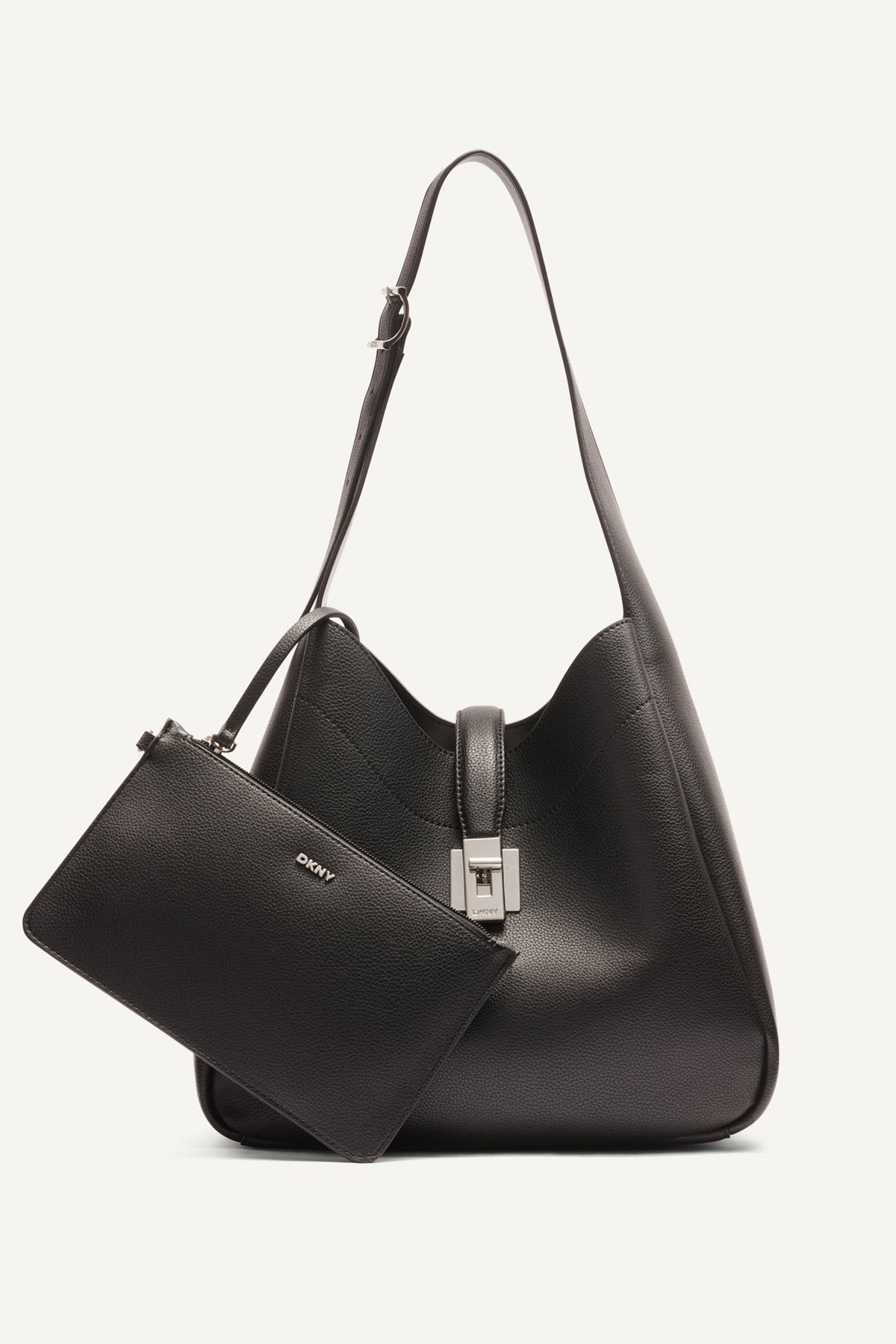 DARIA LARGE HOBO BAG Cappuccino | DKNY
