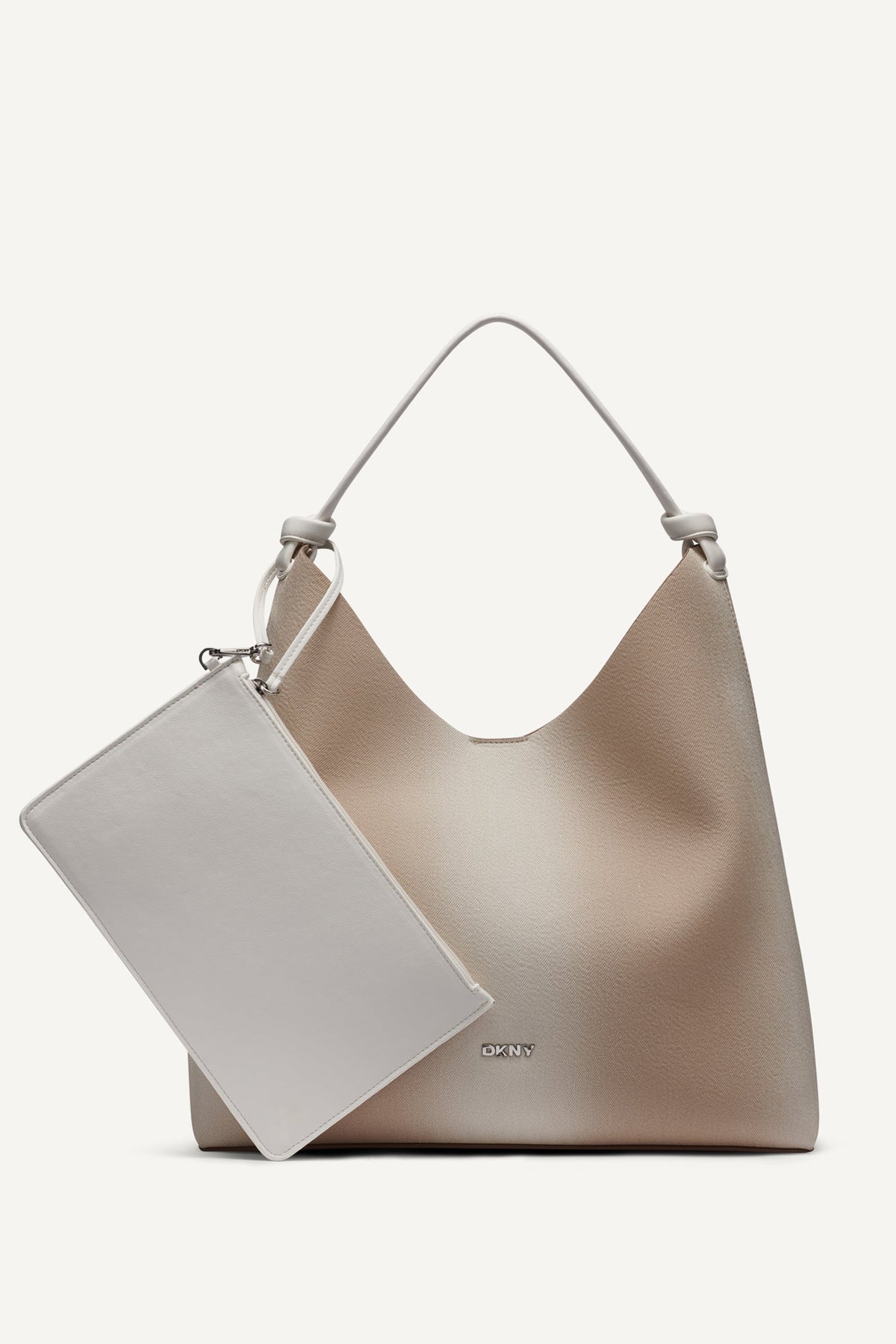 PAULA HOBO Light Taupe | DKNY