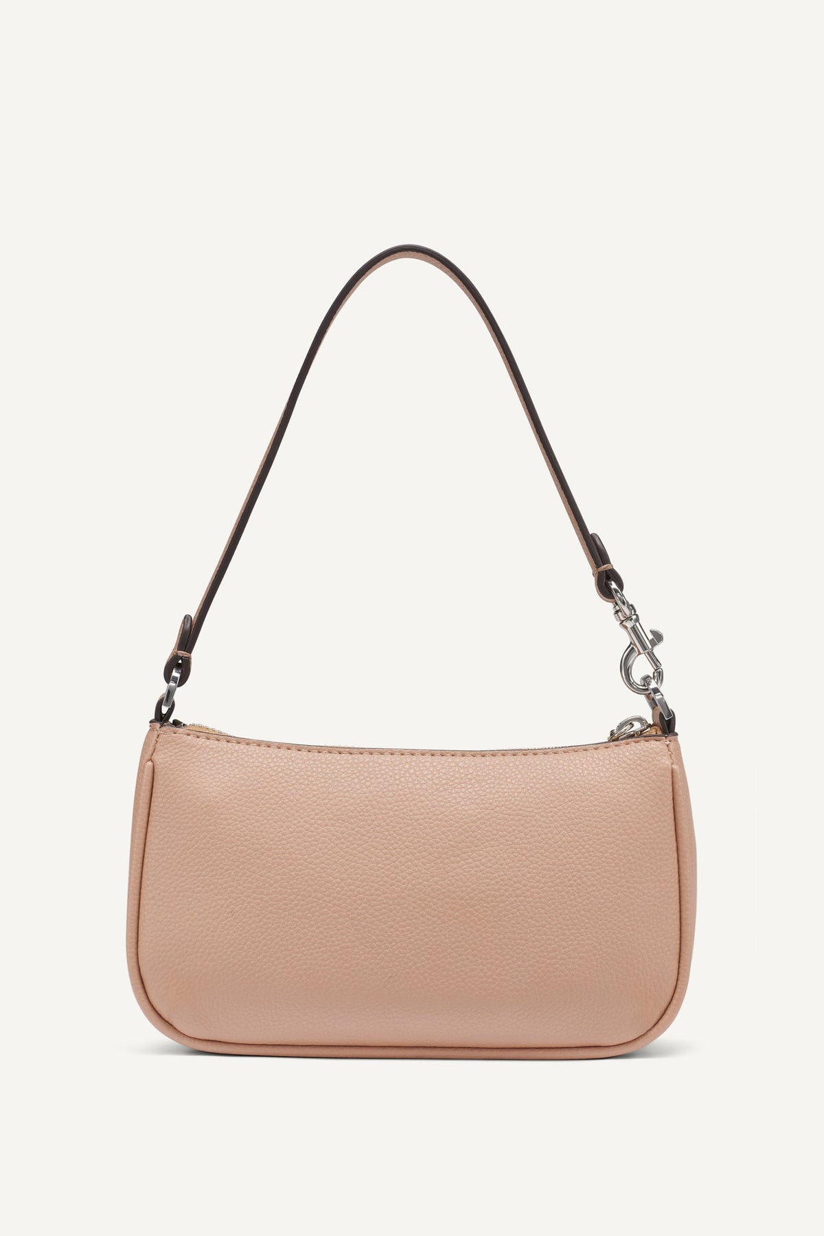 SARAH SHOULDER BAG Black/Silver | DKNY