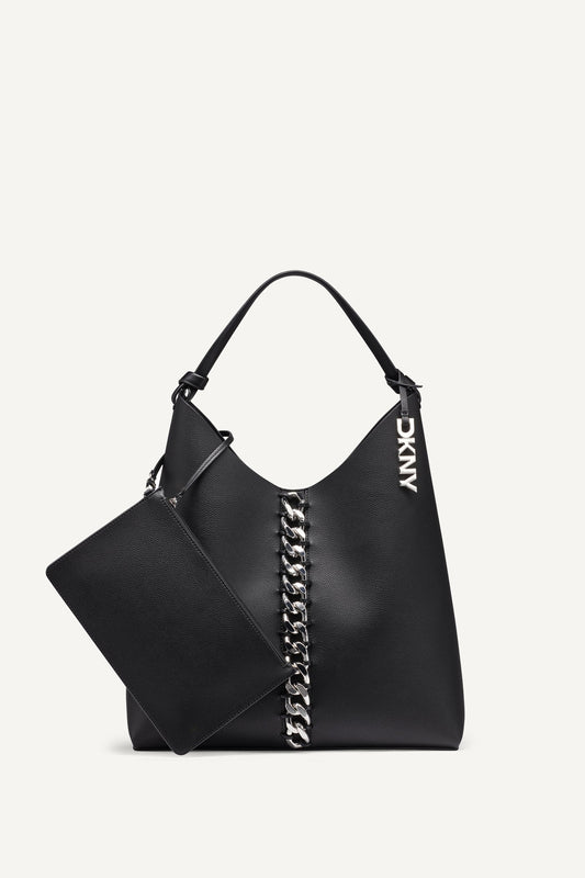 PAULA HOBO Black | DKNY