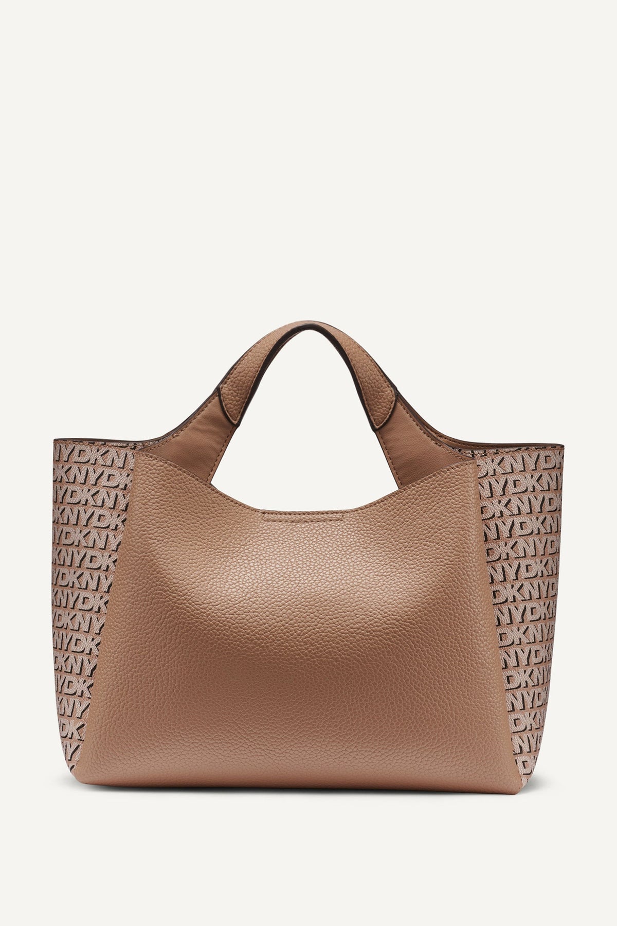 WILLA NEW YORK LOGO SATCHEL Cappuccino | DKNY