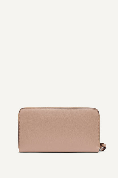 PAULA LARGE ZIP AROUND WALLET Hot Pink | DKNY
