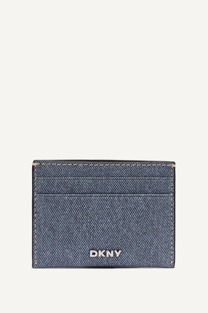 NESSA CARD CASE Denim | DKNY