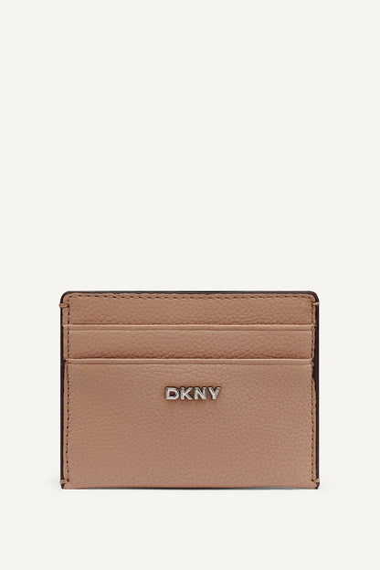 PAULA CARD CASE Black/Silver | DKNY