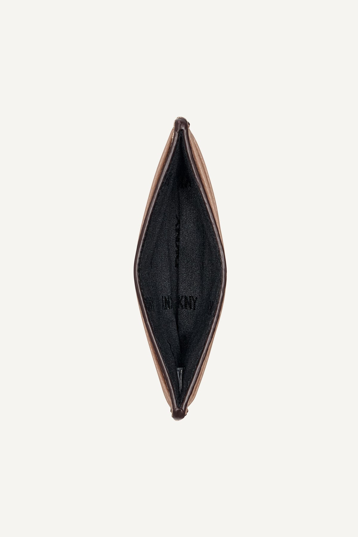 PAULA CARD CASE Black/Silver | DKNY
