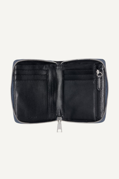 NESSA SMALL ZIP AROUND WALLET Denim | DKNY